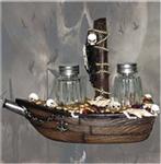 FSD30443 Salty Seadogs Spice Pirate Salt & Pepper Shaker Set